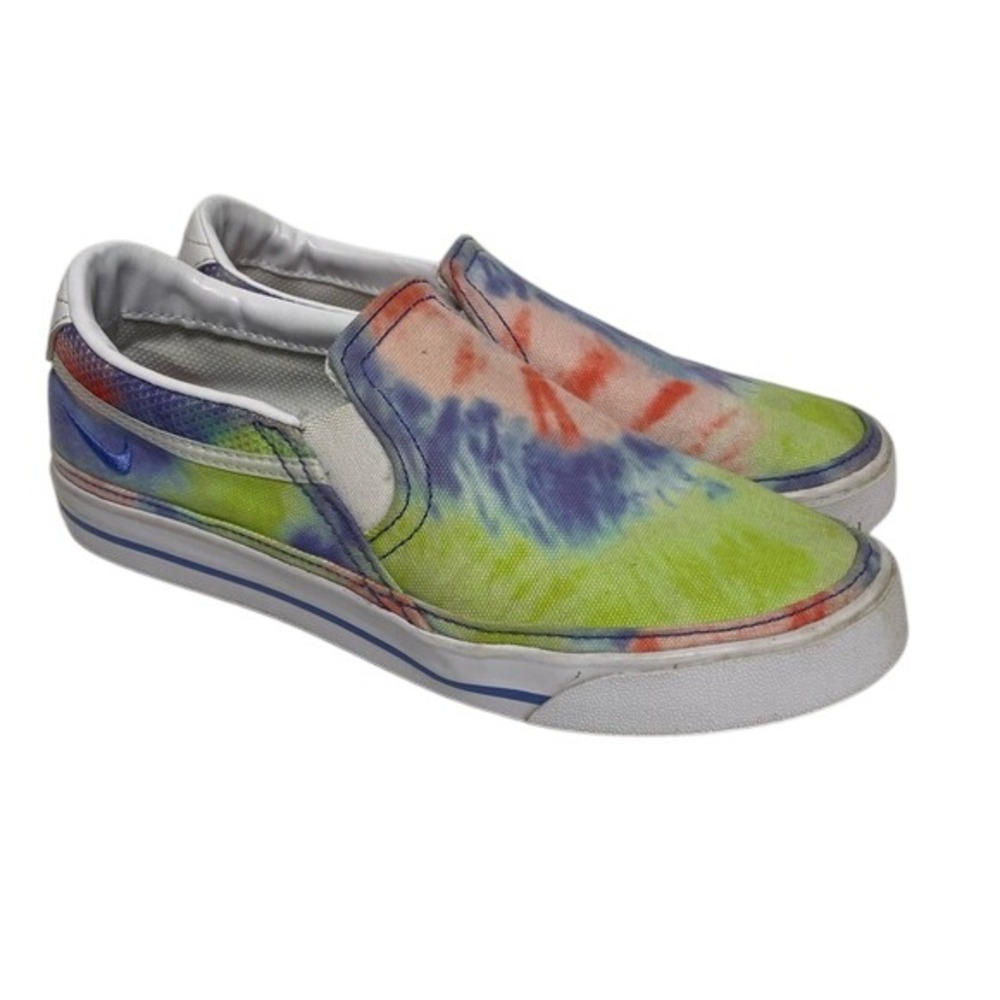 Nike Court Legacy Tie-Dye Canvas Slip-On Sneakers Women's 6.5